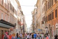 Corso shopping street Rome Italy Royalty Free Stock Photo