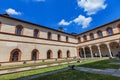 Corte Ducale at Sforzesco Castle in Milan, Italy Royalty Free Stock Photo