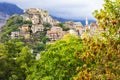 Corte - impressive medieval town in Corsica, France Royalty Free Stock Photo