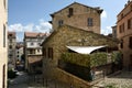 Corte Old Town, Rue du Commandant Ignace Mantei, Corse, France Royalty Free Stock Photo