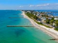 Cortez beach and little pier, Anna Maria Island