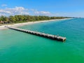 Cortez beach and little pier, Anna Maria Island