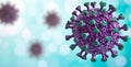 The corticovirus virion of the tectivirus has an icosahedral capsid and an enveloped structure, enclosing double Royalty Free Stock Photo