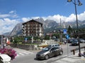 Cortina d Ampezzo, Alpen Dolomiten mountains, Italy Royalty Free Stock Photo