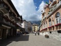 Cortina d Ampezzo, Alpen Dolomiten mountains, Italy Royalty Free Stock Photo