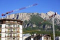 New constructions in Cortina d`Ampezzo.