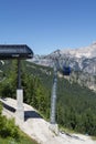 Ropeway station and cabin at Cortina d\'Ampezzo. Dolomites. Italy