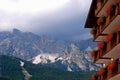 Cortina d`Ampezzo has a thousand year old history and a long tradition as a tourist destination: Dolomites mountains. Royalty Free Stock Photo