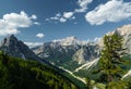 Cortina di A'mpezzo and mountains