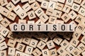 Cortisol word concept