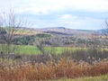 Cortland County hill landscape in Autumn season Royalty Free Stock Photo