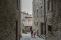 Cortona, arezzo, tuscany, italy, europe, foreshortening