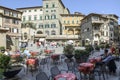 Cortona, arezzo, tuscany, italy, europe, republic square Royalty Free Stock Photo