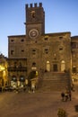 Cortona, arezzo, tuscany, italy, europe, the town hall Royalty Free Stock Photo