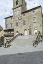 Cortona, arezzo, tuscany, italy, europe, the town hall Royalty Free Stock Photo