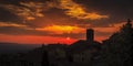 Cortona sunset