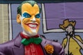 A Coruna, Spain, August 16, 2021. El Joker comic character at Salon del Comic in the city of A Coruna in Galicia.