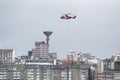 CoruÃÂ±a-Spain.Eurocopter EC225 Super Puma Royalty Free Stock Photo