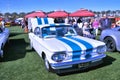 White Chevrolet Corvair At Dr. George Car Show Royalty Free Stock Photo