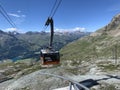 Corvatsch cable car in Switzerland, close to St Moritz