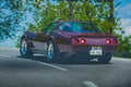 Corvette C3 from rear Royalty Free Stock Photo