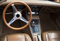 Corvette dashboard Royalty Free Stock Photo