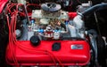 corvette engine bay full view 427 v8