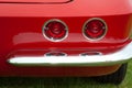 Corvette Taillights Royalty Free Stock Photo