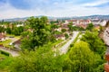 View from the Corvin Castle, Hunedoara, Romania Royalty Free Stock Photo