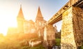 Corvin Castle in Hunedoara Royalty Free Stock Photo