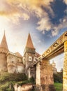 Corvin Castle in Hunedoara Royalty Free Stock Photo