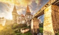 Corvin Castle in Hunedoara Royalty Free Stock Photo