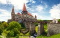 Corvin Castle in Hunedoara, Romania Royalty Free Stock Photo