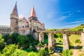 Corvin Castle, Hunedoara, Transylvania, Romania. Royalty Free Stock Photo