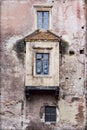 Corvin Castle - window detail Hunedoara, Romania Royalty Free Stock Photo