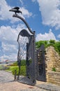 Corvin Gate of Royal Palace of Budapest, Hungary Royalty Free Stock Photo