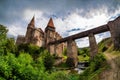 Corvin Huniazilor Castle from Hunedoara, Romania Royalty Free Stock Photo