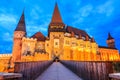 Corvin`s Castle in Hunedoara, Romania. Royalty Free Stock Photo