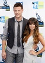 Cory Monteith and Lea Michele Royalty Free Stock Photo