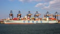 COSCO container ship shipping port