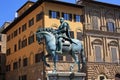 Cosimo I de Medici statue Royalty Free Stock Photo