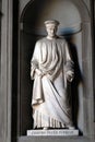Cosimo Pater Patriae, statue in the Niches of the Uffizi Colonnade in Florence Royalty Free Stock Photo