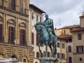 Cosimo Statue on Signoria Square in Florence called Statua equestre di Cosimo