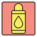 Cosmetic acetone, icon