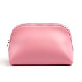 Cosmetic Bag, Pink Makeup Case, Cosmetics Pouch, Fashionable Clutch, Closed Female Purse