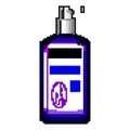 cosmetic body cream game pixel art vector illustration