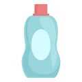 Cosmetic bottle icon cartoon vector. Baby powder