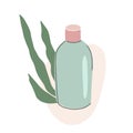 Cosmetic bottle illustration