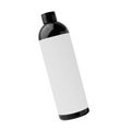 Cosmetic bottle mockup isolated on white background with clipping path. Royalty Free Stock Photo