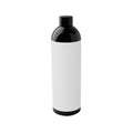 Cosmetic bottle mockup isolated on white background with clipping path. Royalty Free Stock Photo